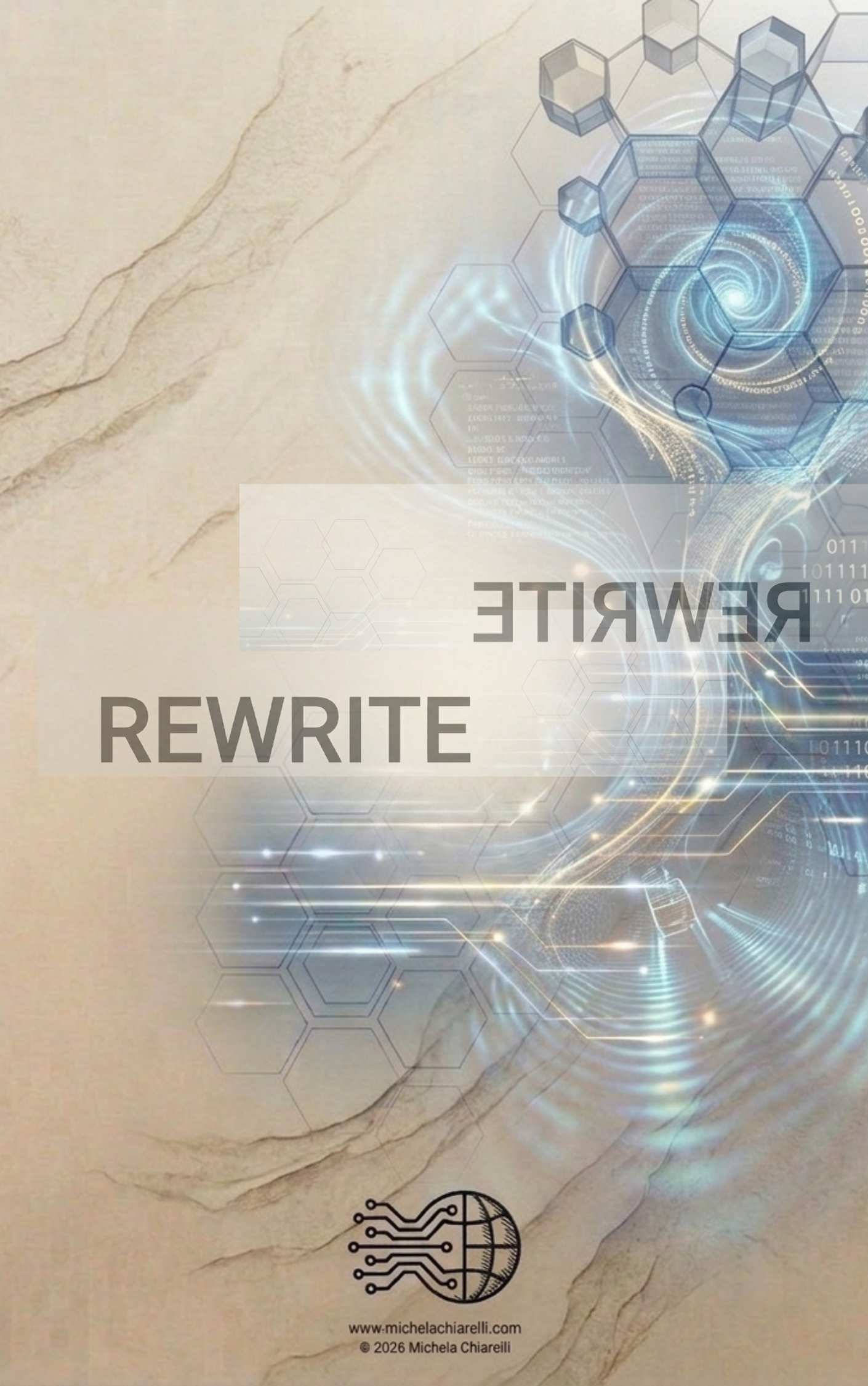 Alt Text: Metodo REWRITE di Michela Chiarelli: riprogrammazione subconscia tramite ritmo bilaterale e comandi di codice.